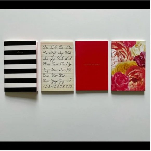 kate spade set of 4 notebook notepad sets brand new no tags - Picture 1 of 2